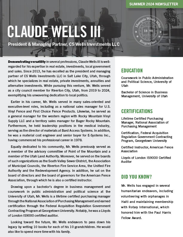 Claude Wells