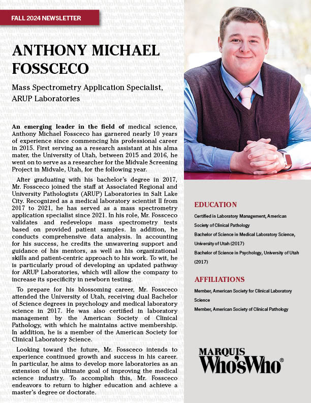 Anthony Fossceco